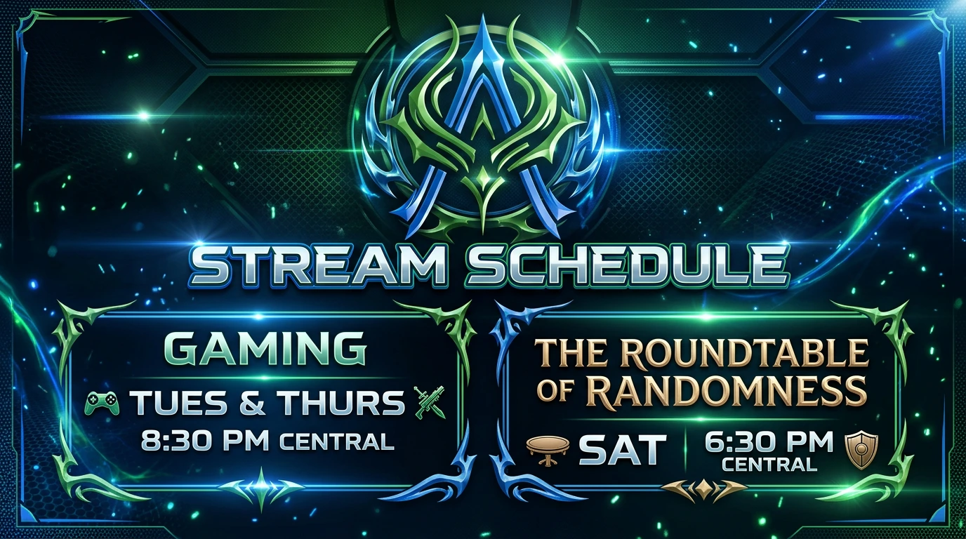 Stream Schedule