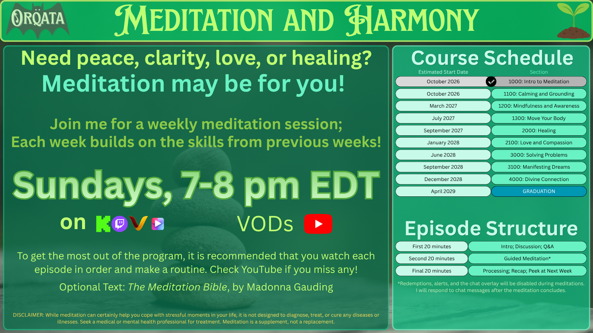 Meditation and Harmony